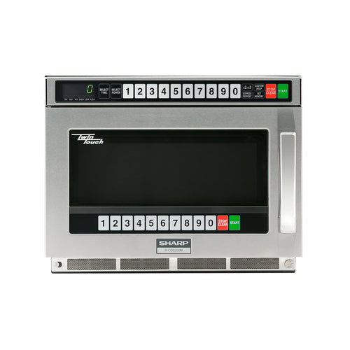 Twintouch Commercial Microwave Oven, 2200 Watts, 0.75 Cu. Ft. Capacity, Stainles-cityfoodequipment.com