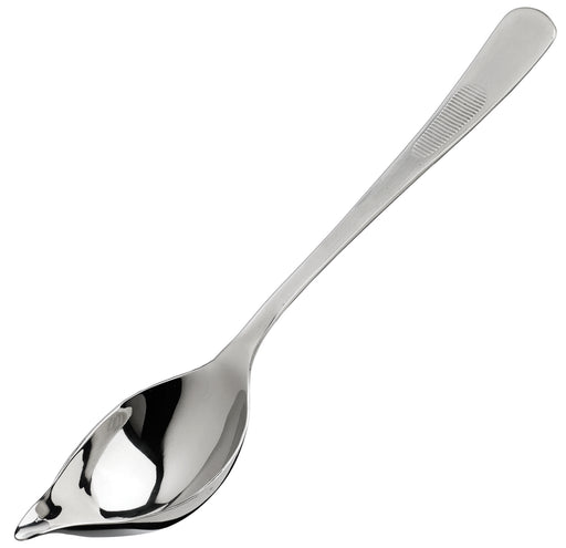 8" Drizzling Plating Spoon w/ Tapered Spout (6 Each)-cityfoodequipment.com