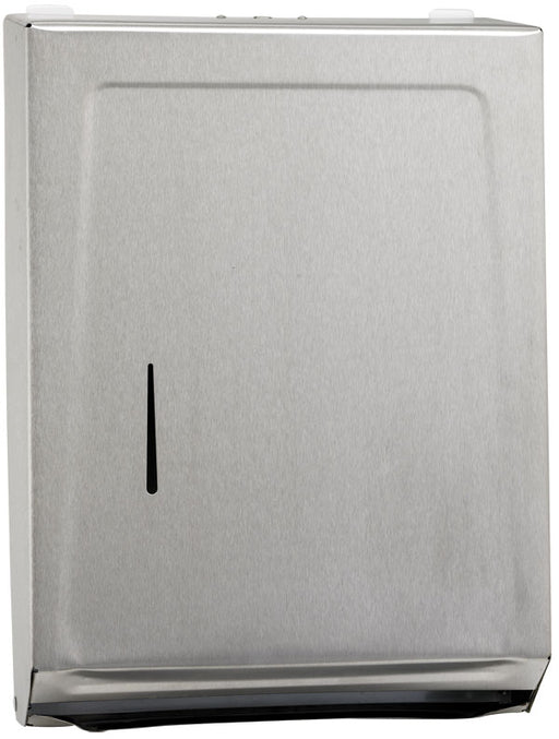 Paper Towel Dispenser, M/C-Folds, S/S (6 Each)-cityfoodequipment.com