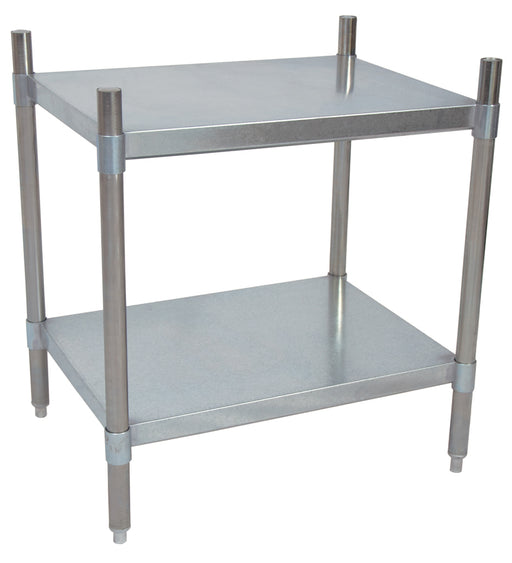 2 Shelf Dry Storage Adjustable S/S Shelving Unit 43" x 24" x 38"-cityfoodequipment.com