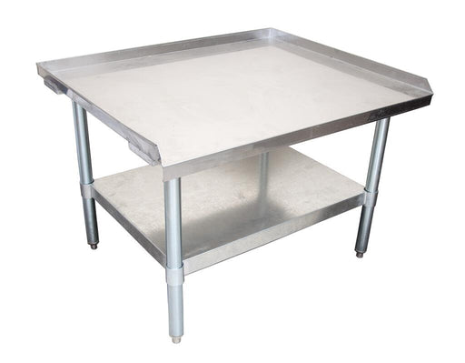 Compass Economy Equipment 
Stand. 73"L x 30"W x 23"H. 
T-430 18 ga Stainless Steel 
Top-cityfoodequipment.com