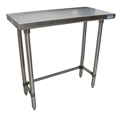 18 ga. S/S Work Table With Open Base 48"Wx18"D-cityfoodequipment.com
