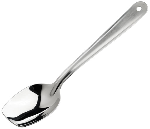 10" Slanted Plating Spoon, Solid (6 Each)-cityfoodequipment.com