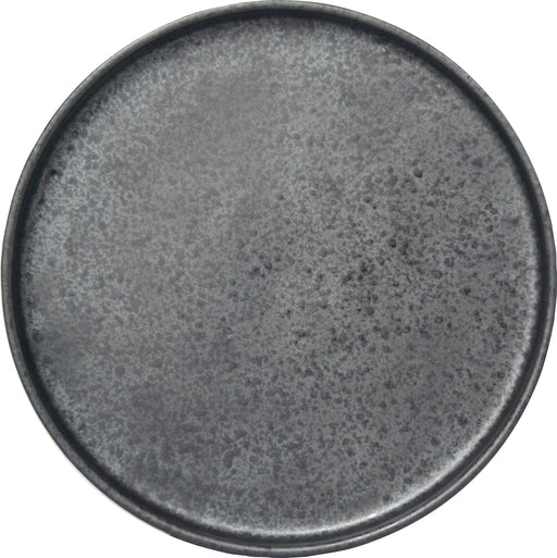 ITI - Alloy™ Stoneware Carbon Black Deep Plate 6-1/2" 2 DZ Per Pack-cityfoodequipment.com