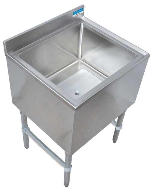S/S Insulated Ice Bin With 8C Cold Plate, 48"X 18"-cityfoodequipment.com