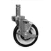 5" Polyurethane Swivel Shelving Caster With Top Lock Brake For Equipment-cityfoodequipment.com