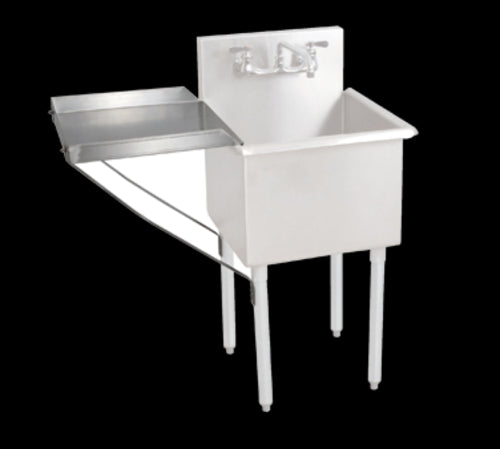 Stainless Steel Detachable Drainboard for 18X21 budget sinks-cityfoodequipment.com