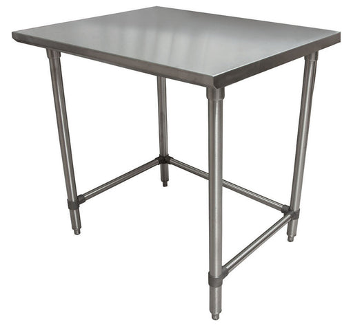 18 ga. S/S Work Table With Open Base 36"Wx30"D-cityfoodequipment.com
