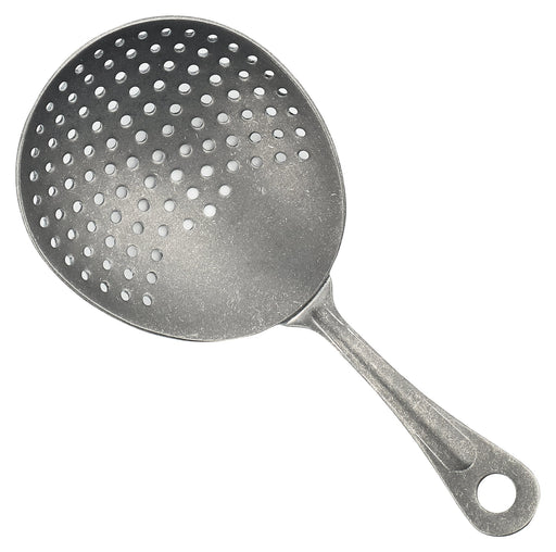 After 5, Julep Strainer, 6-3/8"L, 18/8 SS, Crafted Steel Finish (12 Each)-cityfoodequipment.com