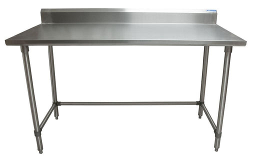 18 ga. S/S Work Table With Open Base 5" Riser 60"Wx30"D-cityfoodequipment.com