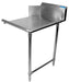 48" Clean Dishtable Right Side S/S Legs & Bracing-cityfoodequipment.com