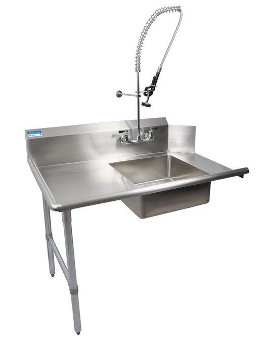 26" Left Side Soiled Dish Table With Pre-Rinse Bundle-cityfoodequipment.com