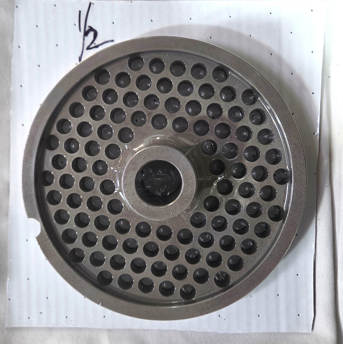 Dixie Grinders- 1/2 GRINDER PLATE W HUB 9 INCH DIAMETER PORK-cityfoodequipment.com