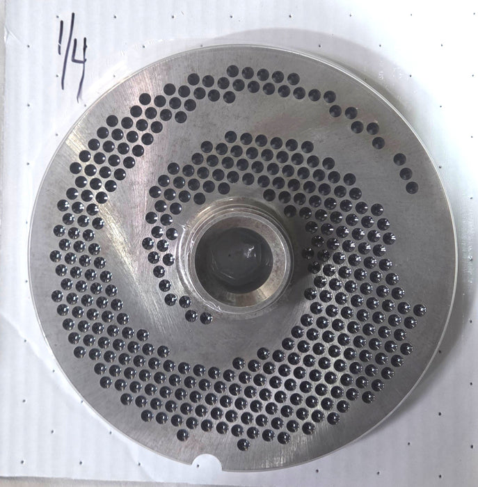 Dixie Grinders- 1/4 GRINDER PLATE W HUB AND BONE COLLECTOR 9 INCH DIAMETER-cityfoodequipment.com