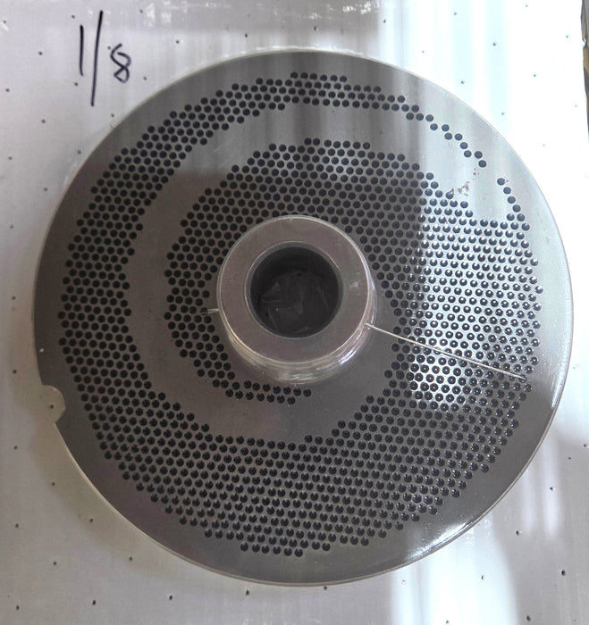 Dixie Grinders- 1/8 GRINDER PLATE W HUB AND BONE COLLECTOR 9 INCH DIAMETER-cityfoodequipment.com