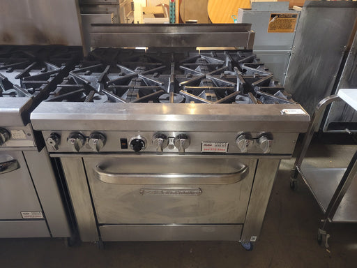Used Southbend 4361A 36" 6 Burner Gas Range w/ Convection-cityfoodequipment.com