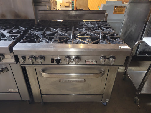 Used Southbend 4361A 36" 6 Burner Gas Range w/ Convection-cityfoodequipment.com