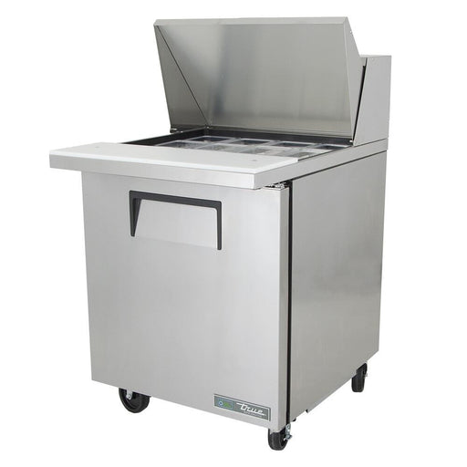True TSSU-27-12M-C-HC 27" TSSU Series Mega Top Sandwich/Salad Prep Table w/ Refrigerated Base, 115v-cityfoodequipment.com