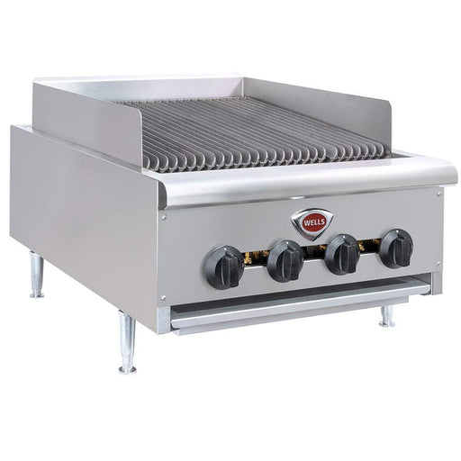 Wells HDCB-2430G 24" Radiant Charbroiler w/ Cast Iron Grates, Liquid Propane/Natural Gas-cityfoodequipment.com