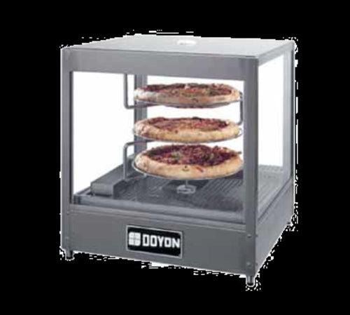Doyon DRPR3 20 1/8" Rotating Heated Pizza Merchandiser w/ 3 Levels, 120v-cityfoodequipment.com