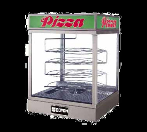 Doyon DRPR4 22 3/8" Rotating Heated Pizza Merchandiser w/ 4 Levels, 120v-cityfoodequipment.com