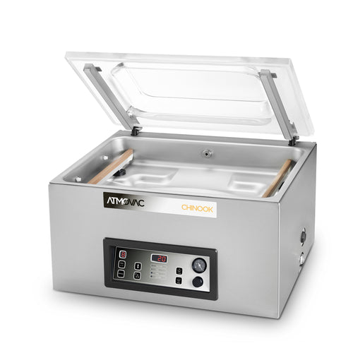 Eurodib CHINOOK16D Atomvac Countertop Vacuum Pack Machine W/ (2) 16" Seal Bars - Stainless, 110v-cityfoodequipment.com