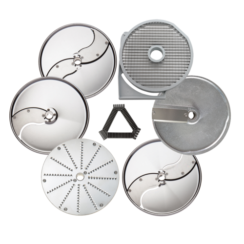 Eurodib 650113 Dito Sama 6 Disc Package w/ Grating, Slicing, & Shredding Discs-cityfoodequipment.com