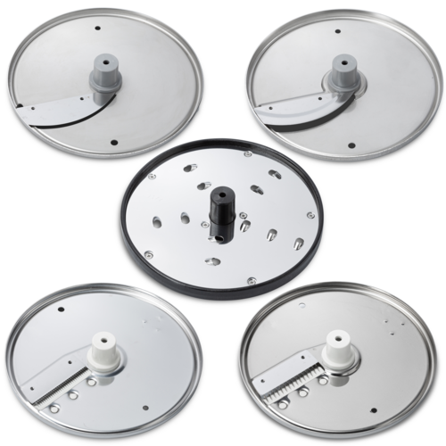 Eurodib 653868 Dito Sama 5 Disc Package W/ Dito Sama Grating, Dito Sama Julienne, & Dito Sama Slicing Discs-cityfoodequipment.com