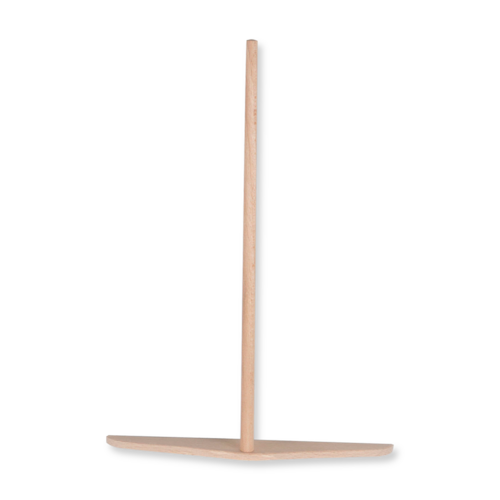 Krampouz 8 7/10" Krampouz Crepe Batter Spreader, Beech Wood (ARH22)-cityfoodequipment.com