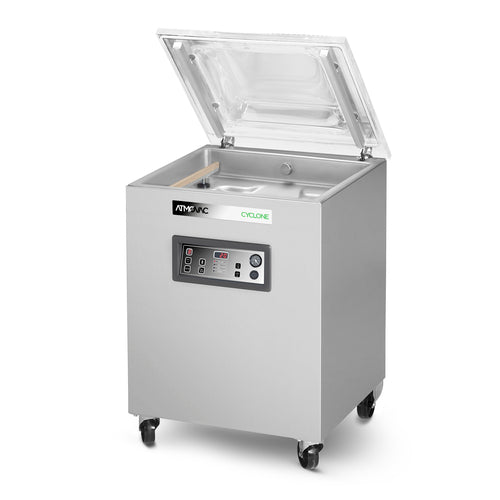 Eurodib CYCLONE201D Atomvac Floor Model Vacuum Pack Machine W/ (2) 20 1/2" Seal Bars - Stainless, 220v/1ph-cityfoodequipment.com