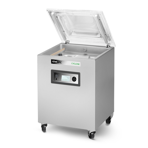 Eurodib CYCLONE203D Atomvac Floor Model Vacuum Pack Machine W/ (2) 20 1/2" Seal Bars - Stainless, 208v/3ph-cityfoodequipment.com
