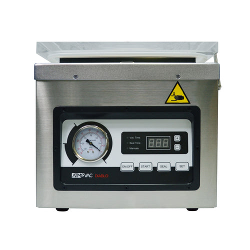 Eurodib DIABLO12 Atomvac Countertop Vacuum Pack Machine W/ 11 1/2" Seal Bar - Stainless, 120v-cityfoodequipment.com