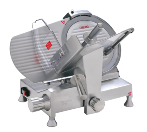Eurodib HBS-300L Manual Meat Slicer W/ 12" Blade, Belt Driven, Aluminum, 1/3 Hp-cityfoodequipment.com