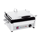 Eurodib SFE02345-120 Single Commercial Panini Press W/ Cast Iron Grooved Plates, 120v-cityfoodequipment.com