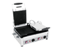 Eurodib SFE02365-240 Double Commercial Panini Press W/ Cast Iron Grooved Plates, 240v/1ph-cityfoodequipment.com