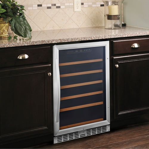 Eurodib USF54S 23 2/5" Onesection Wine Cooler W/ (1) Zone - 57 Bottle Capacity, 110v-cityfoodequipment.com