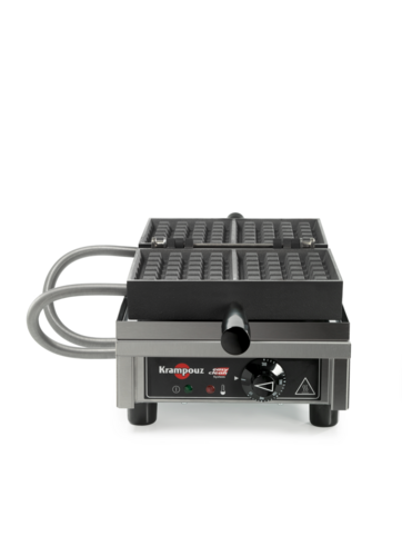 Krampouz Single Brussels Waffle Maker w/ Cast Iron Grids, 1400W (WECDBAAS)-cityfoodequipment.com