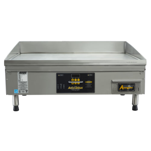AccuTemp EGF2403B2450-T1 24" Electric Griddle w/ Thermostatic Controls - 3/16" Steel Plate, 240v/3ph-cityfoodequipment.com