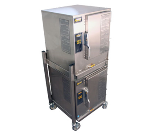 Accutemp N61201E060DBL (12) Pan Convection Steamer - Holding Capability, Natural Gas-cityfoodequipment.com