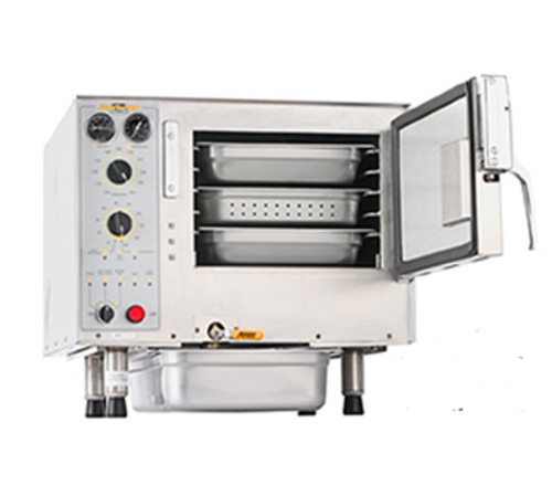 Accutemp S32083D100 Steam'n'hold™ (3) Pan Convection Steamer - Countertop, 208v/3ph-cityfoodequipment.com