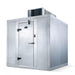Amerikooler QC081272**NBSC 8' X 12' Indoor Walk-In Cooler W/ Top-Mounted Compressor - No Floor-cityfoodequipment.com
