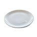Alluserv AIP9 9" Round Induction Ready Plate - Porcelain W/ Induction Coating, White-cityfoodequipment.com