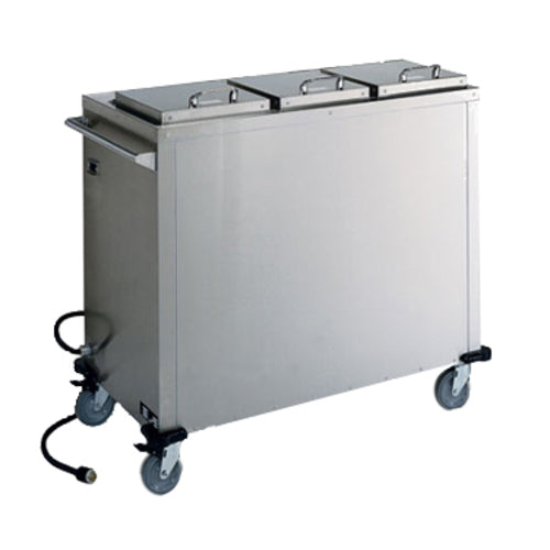 Alluserv CBH3 Mobile Heated Wax Base Dispenser W/ (3) Wells, 208-240v/1ph-cityfoodequipment.com