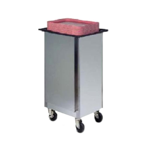 Alluserv ESTD1520 Mobile Enclosed Tray Dispenser For 15" X 20" Trays, Stainless-cityfoodequipment.com