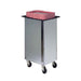 Alluserv ESTD1520 Mobile Enclosed Tray Dispenser For 15" X 20" Trays, Stainless-cityfoodequipment.com