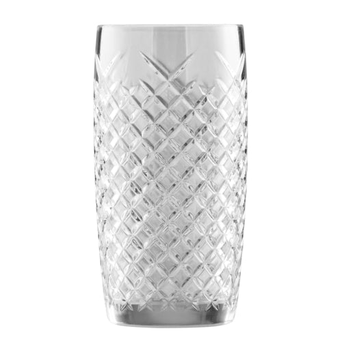 Anchor Hocking 13399FS 16 1/2 Oz Cross Hatch Cooler Glass-cityfoodequipment.com