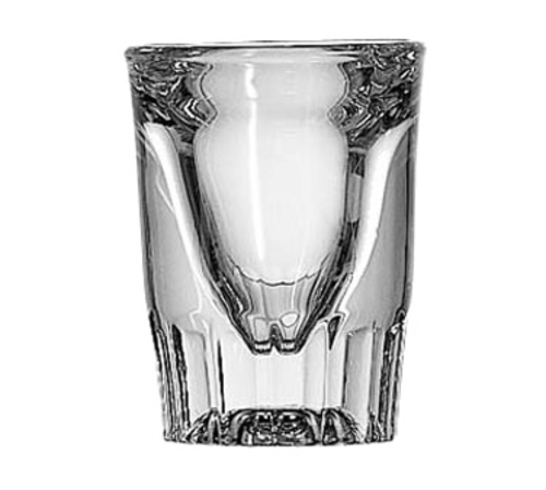Anchor Hocking 5280VU 1 1/4 Oz Fluted Whiskey Shot Glass-cityfoodequipment.com
