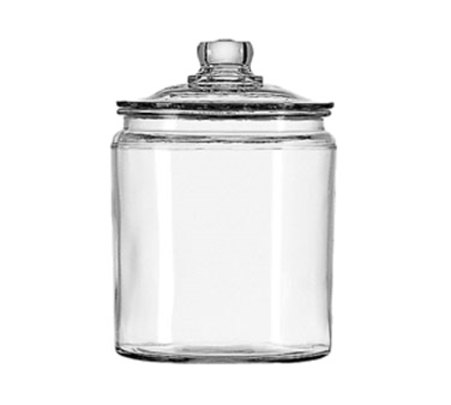 Anchor Hocking 85545AHG17 1/2 Gal Heritage Hill Glass Jar W/ Lid-cityfoodequipment.com