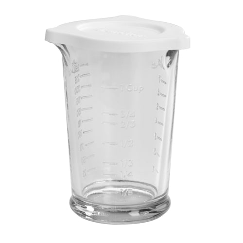 Anchor Hocking 94793L20 8 Oz Triple Pour Measuring Glass W/ Lid-cityfoodequipment.com