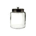 Anchor Hocking 98531AHG17 2 Gal Montana Glass Jar W/ Black Metal Lid-cityfoodequipment.com